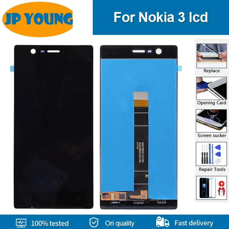 Original LCD For Nokia 3 N3 TA-1020 TA-1028 TA-1032 TA-1038 LCD Display Touch Screen Digitizer For Nokia N3 Display Replacement