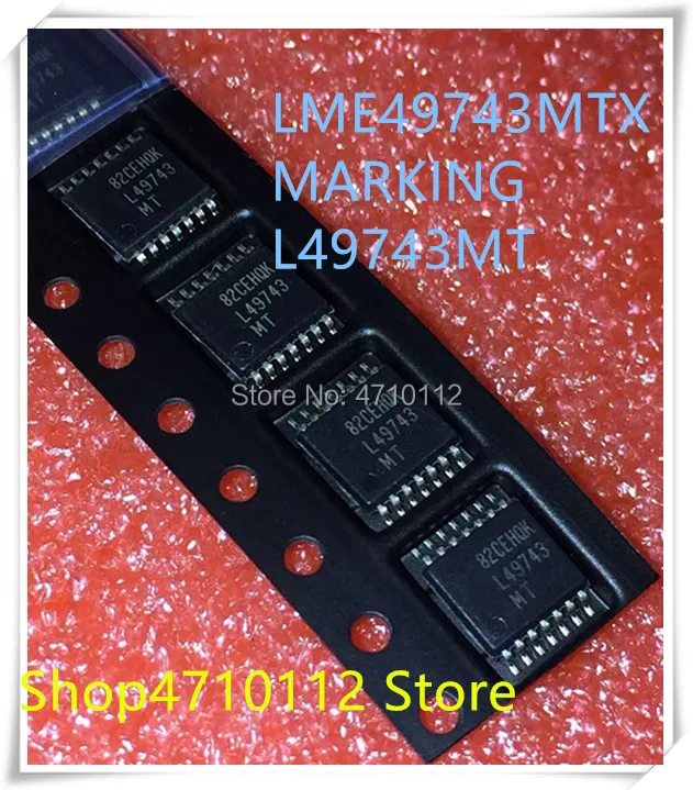 NEW 10PCS/LOT LME49743MTX LME49743 L49743 L49743MT LME49743MT TSSOP-14 IC