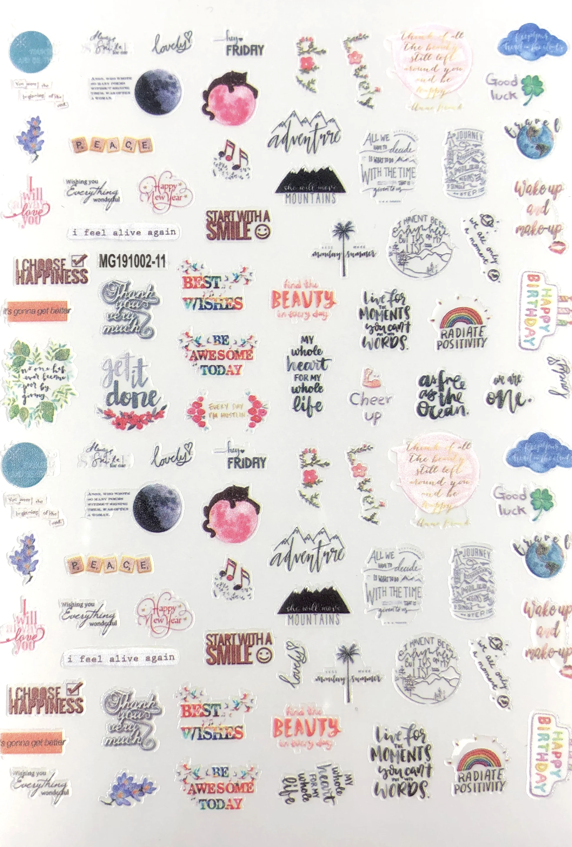 1 лист 3d наклейки для дизайна ногтей | Красота и здоровье