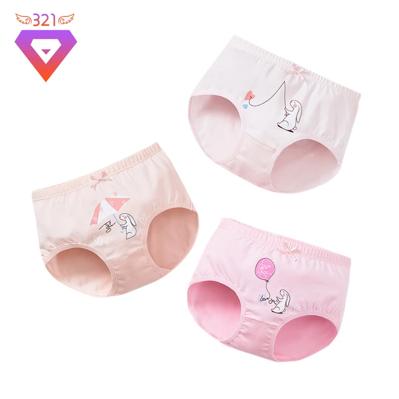 Комплект из 3 предметов новые детские хлопковые трусики трусы для девочек | Мать и