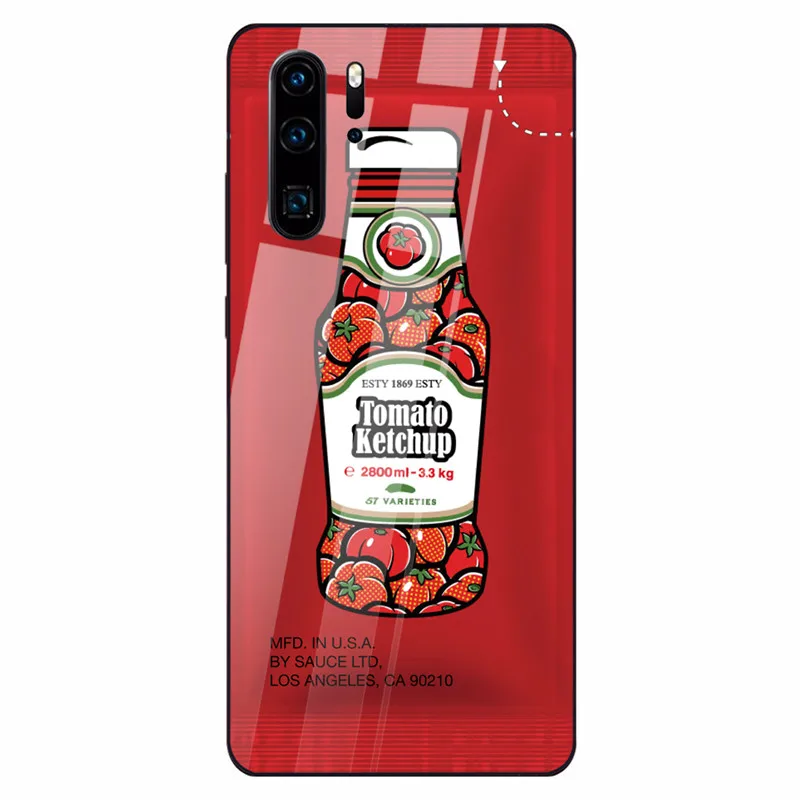 Чехол для huawei mate P30 mate 20 P20 Lite глянцевый чехол из закаленного стекла для телефона для Nova 3 Honor 9 10 Lite 8X MAX чехол с забавным рисунком