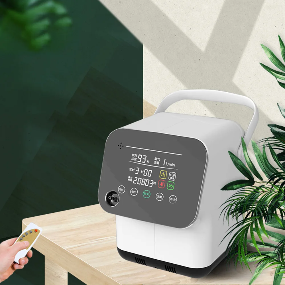 

1-7л Регулируемый кислородный концентратор, машина для производства кислорода, бытовой портативный кислородный концентратор, Pregnan, кислород...