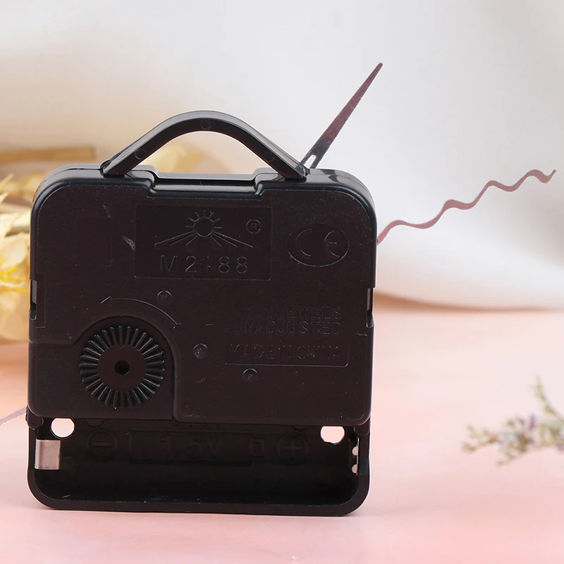 DIY тихий большой Часы настенные кварцевые механизм черно красный руки инструмент