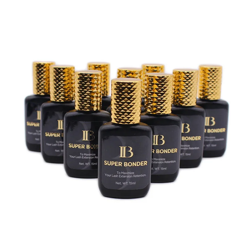 10 Бутылок IBeauty SUPER BONDER для наращивания ресниц жидкое клеевое средство оптом из Кореи оригинальный макияжный инструмент магазин прозрачного клея.