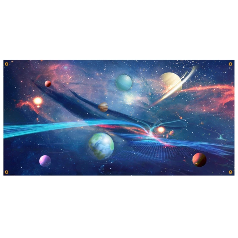 

28GF 3x6ft Dreamy Starry Sky Backdrop Cosmic Universe Nebula Photography Background