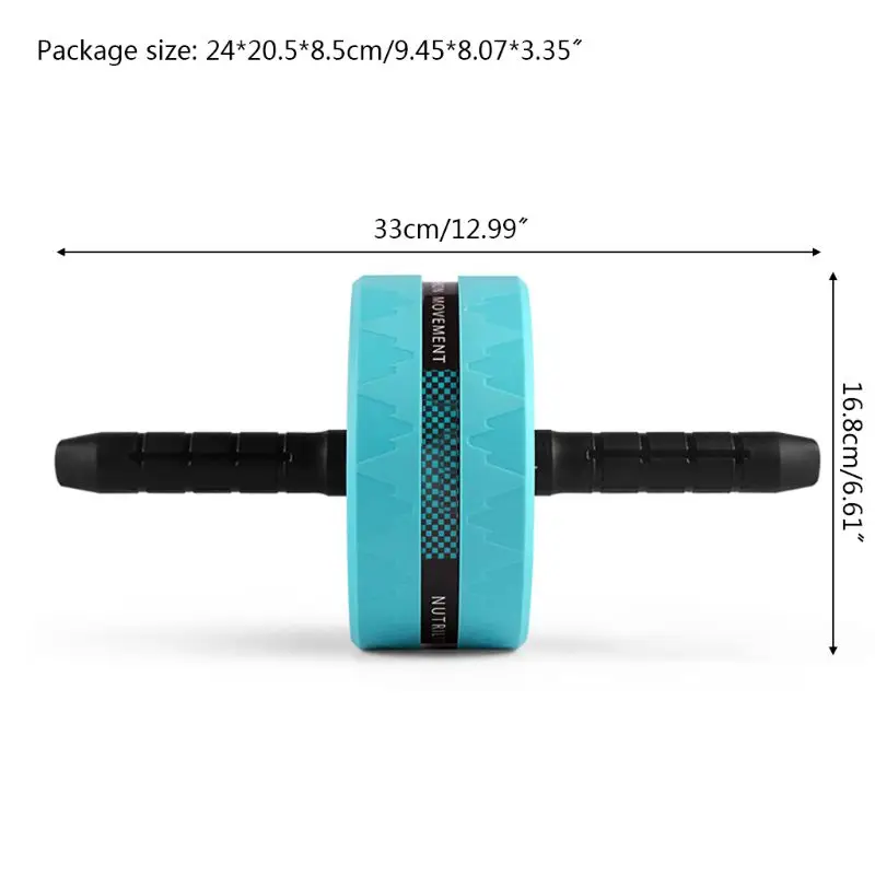 

2 in 1 Ab Roller Jump Rope No Noise Abdominal Wheel Mat Arm Waist Leg Exercise