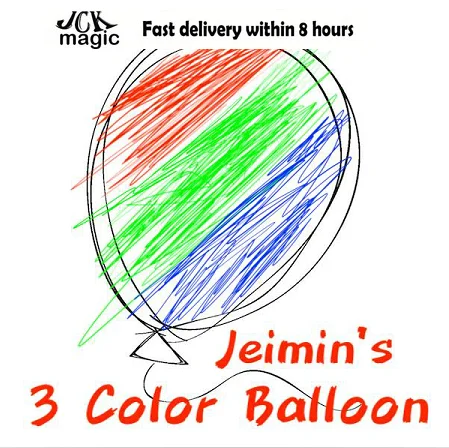 

3 Color Balloon by Jeimin Magic Tricks