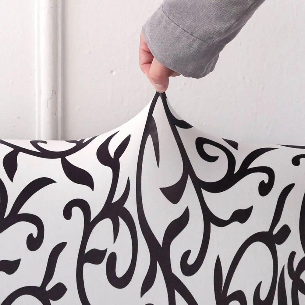 Скандинавский чехол с цветочным принтом блестящий из спандекса полиэстера для