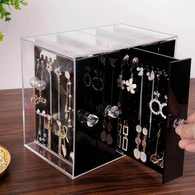 5-слойная шкатулка для хранения ювелирных изделий органайзер серег витрина