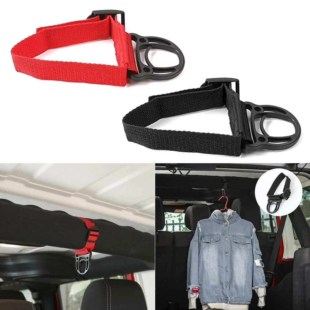 

1pc Car Coat Hook Coat Hanger Clothes Suits Holder High Quality for Jeep Wrangler JK JL Unlimited 2007-2018
