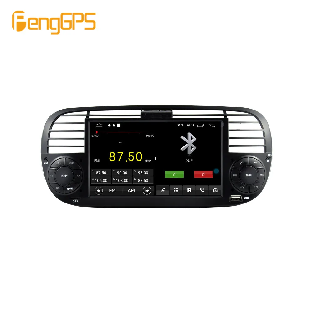 Android9.0 Автомобильный gps мультимедийный DVD плеер для FIAT 500 2007 2008 2009 2010 gps навигация Авто Радио стерео с поддержкой Wi-Fi bluetooth радио