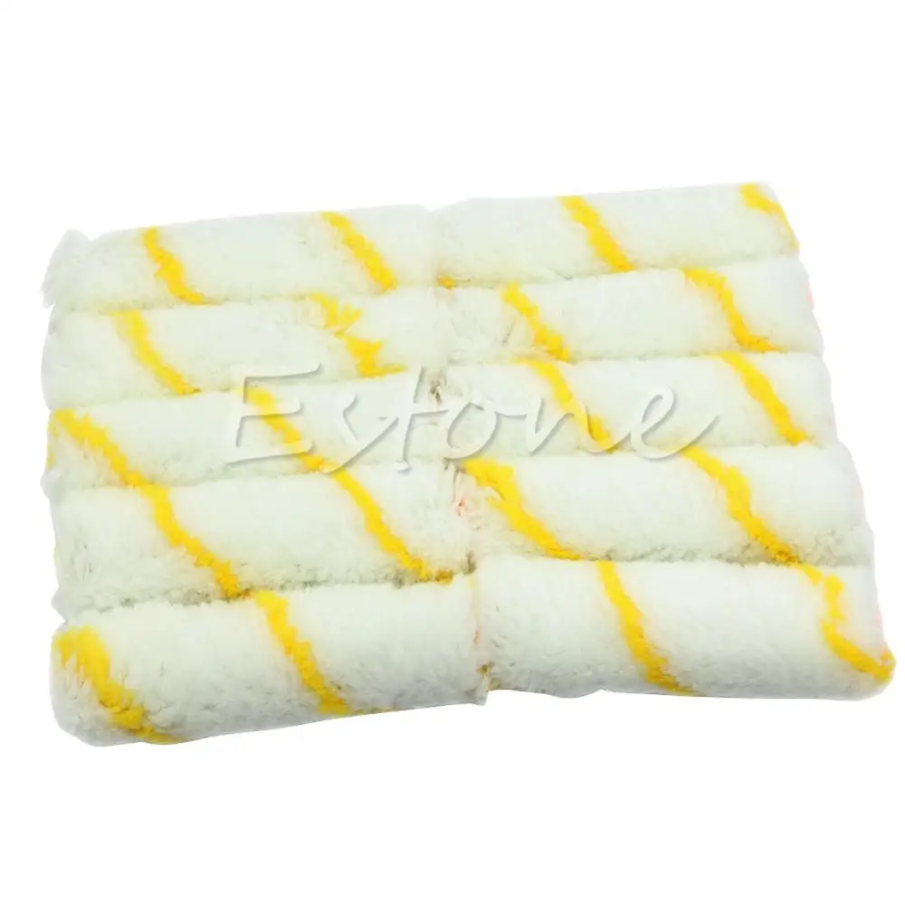 Пакет 10 шт. 4 &quotКраски роликовый станок ролик для обрезки Чехлы Краски горячей |