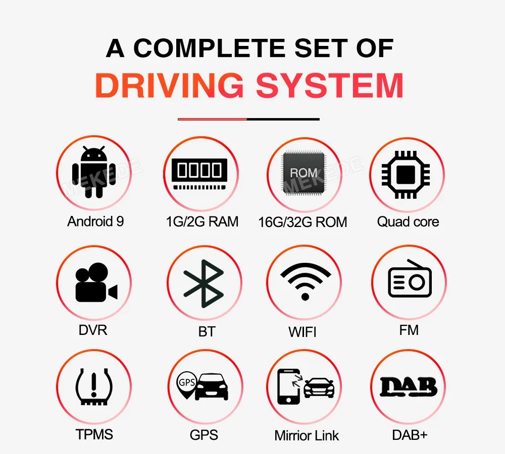MEKEDE Android 9 автомобильный DVD gps навигатор стерео радио аудио для Ford Focus 2 Mondeo S C Max Fiesta Galaxy