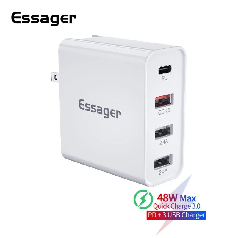 

USB Charger Quick Charge 3.0 For Phone Adapter For IPhone XR Huawei Tablet Portable EU/US Plug Wall Mobile Charger Fast Charging