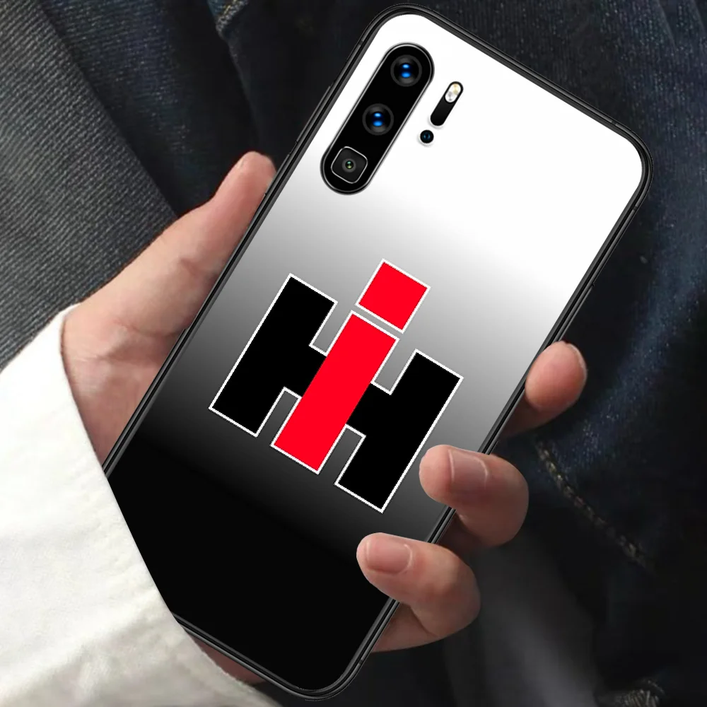 

CASE IH Tractor Phone Case For HUAWEI P 9 10 20 30 40 Lite smart Pro Z 2019 Nova 5T 6 7 i black Hoesjes Painting Cover Trend