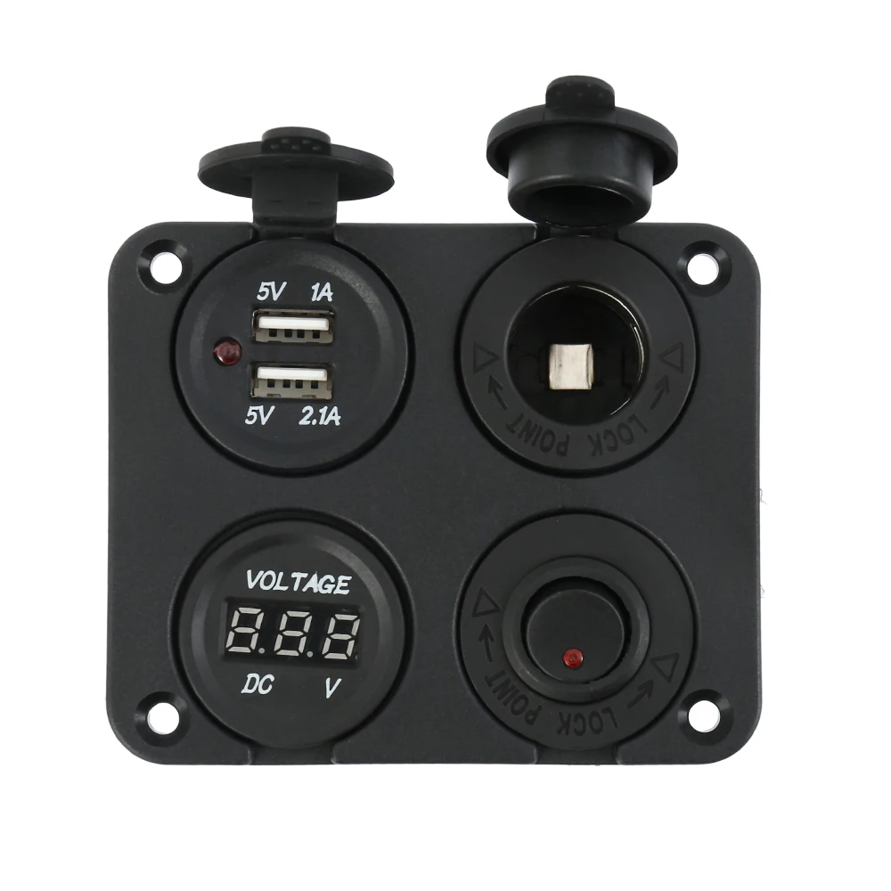 4 в 1 Автомобильный Разветвитель Прикуривателя 12 В 120 А|Кабели адаптеры и разъемы| |