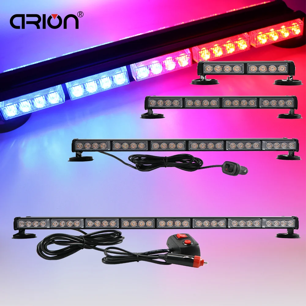 Желтый 16 64 светодиода дорожный предуПредупреждение стробоскоп рабочая