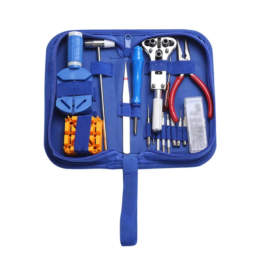 34 шт./компл. синий инструмент для ремонта часов разборки задняя крышка сменные