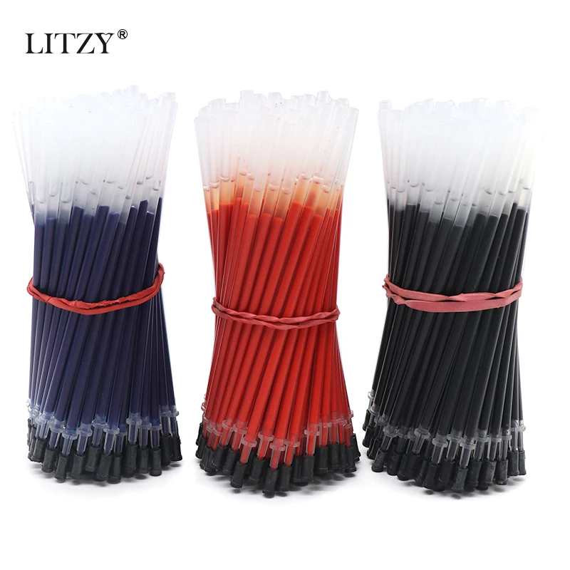 Сменная гелевая ручка с иглой 0 38 мм 20 шт./компл. Сменные аксессуары синими