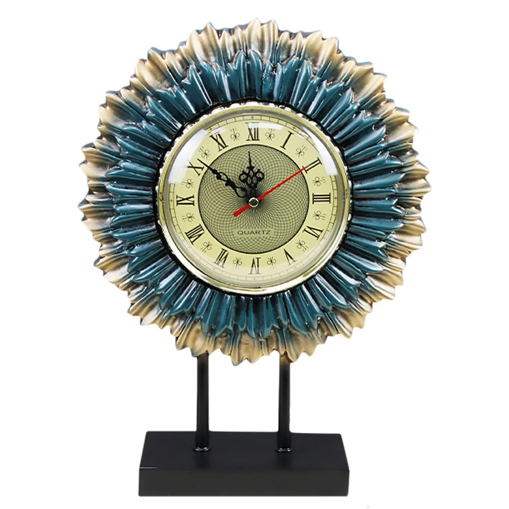 

Retro Clock Resin Clock Tabletop Clock Home Decoration Clock Adornment