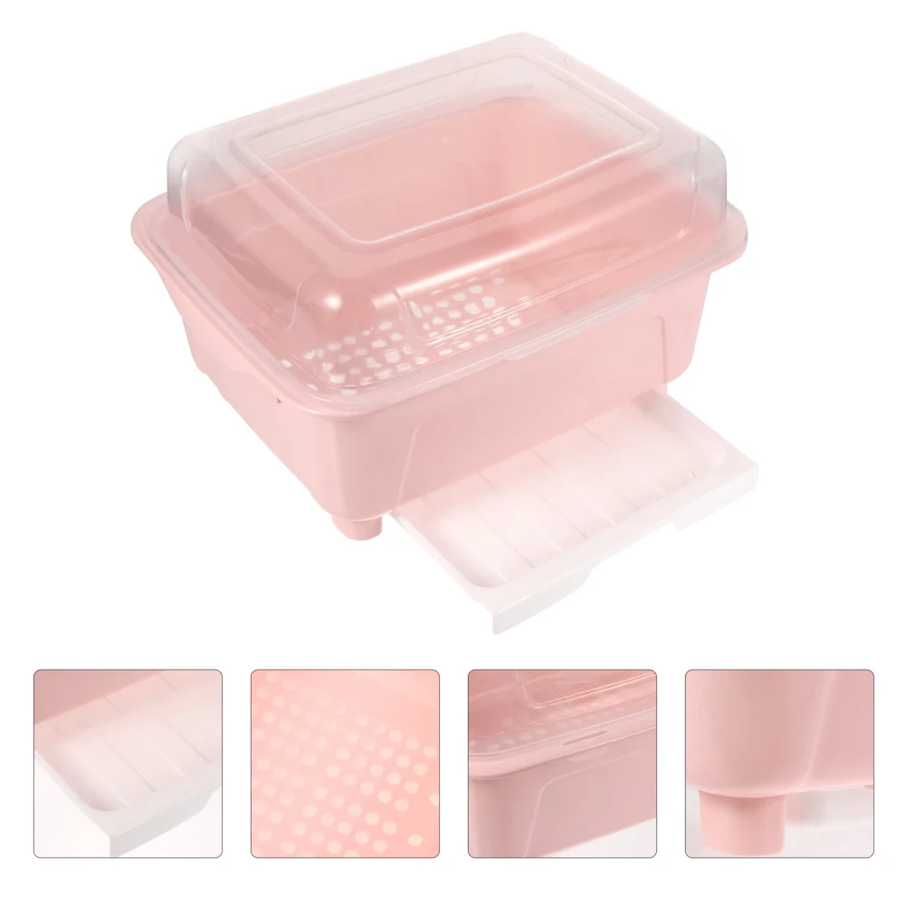 

Simple Chopsticks Bowl Storage Box Draining Rack Kitchen Tableware Organizer