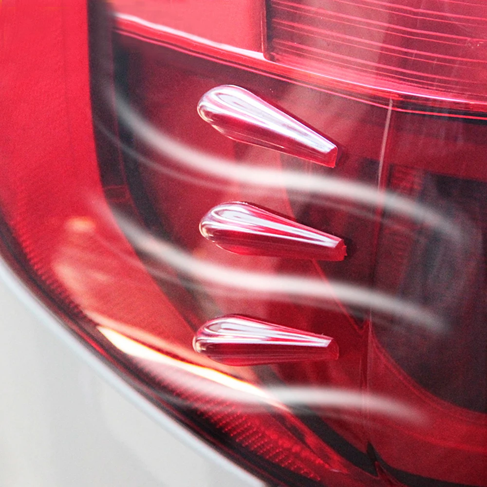 6pcs Reduced Wind Resistance Spoiler Strip Sticker Headlights Taillights Modified Deflector Car Styling For Honda Nissan Hyundai |