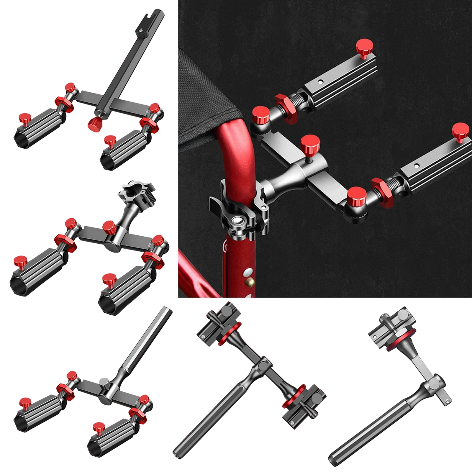 

Adjustable Fishing Rod Holder Fishing Pole Stand Bracket for Fishing Chair/Box