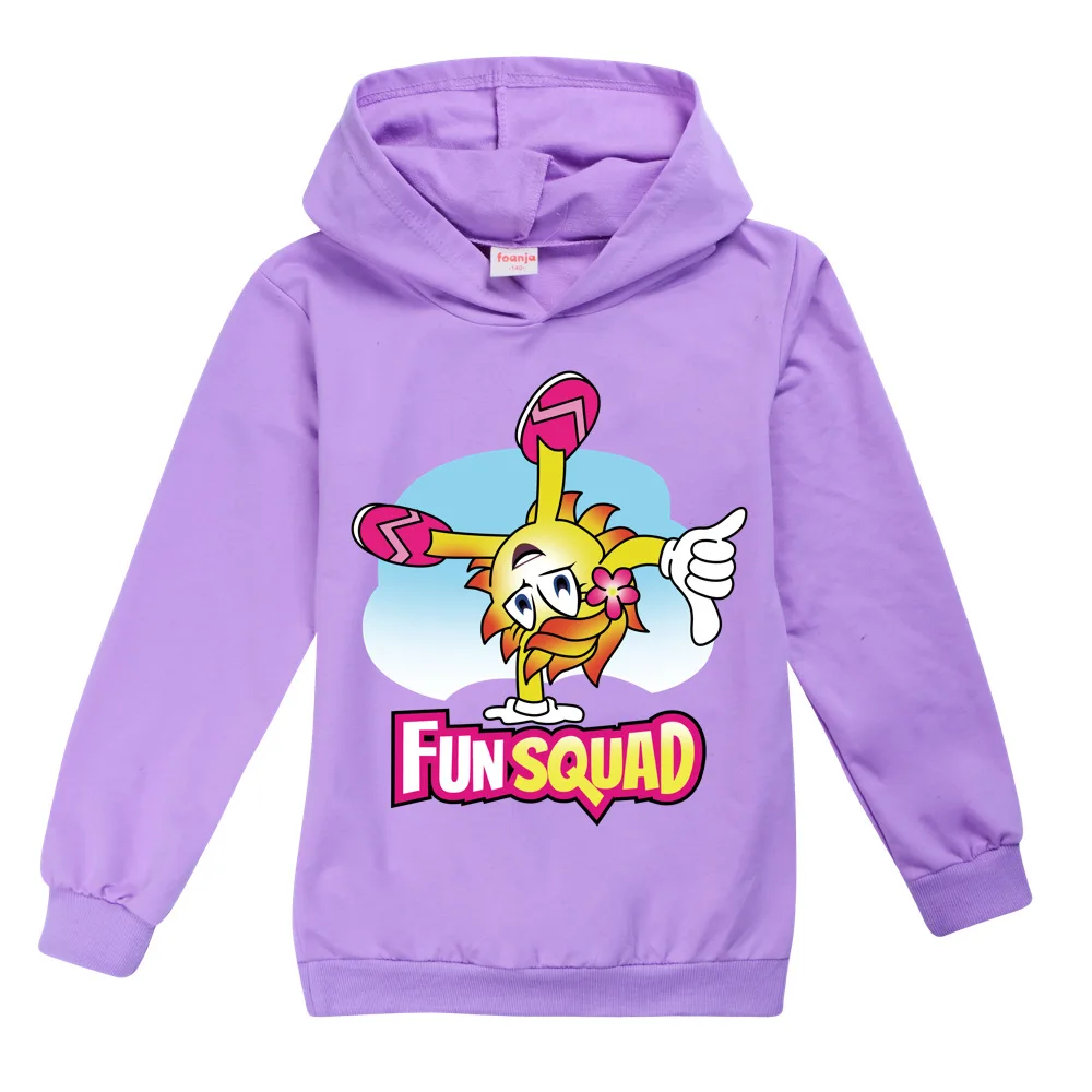 FunSquad Осенняя бутиковая одежда хлопчатобумажный спортивный костюм для маленьких