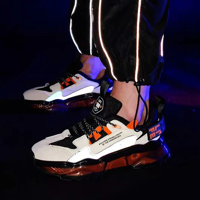 

Best Quality New Mens Running Shoes Cool Black White Fashion Creepers Dad High Quality Men Runner Trainer Sports Sneakers