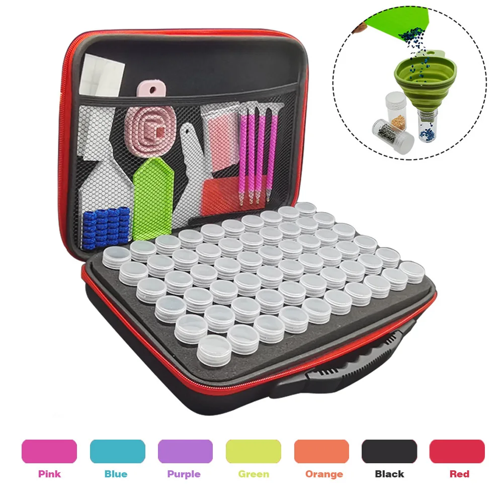 Ящик для хранения аксессуаров алмазной краски 7/15/30/60 аксессуары контейнеры