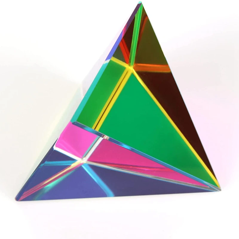 Пирамида с оптической призмой 40 мм 60 красивые украшения 50 Рождественский подарок