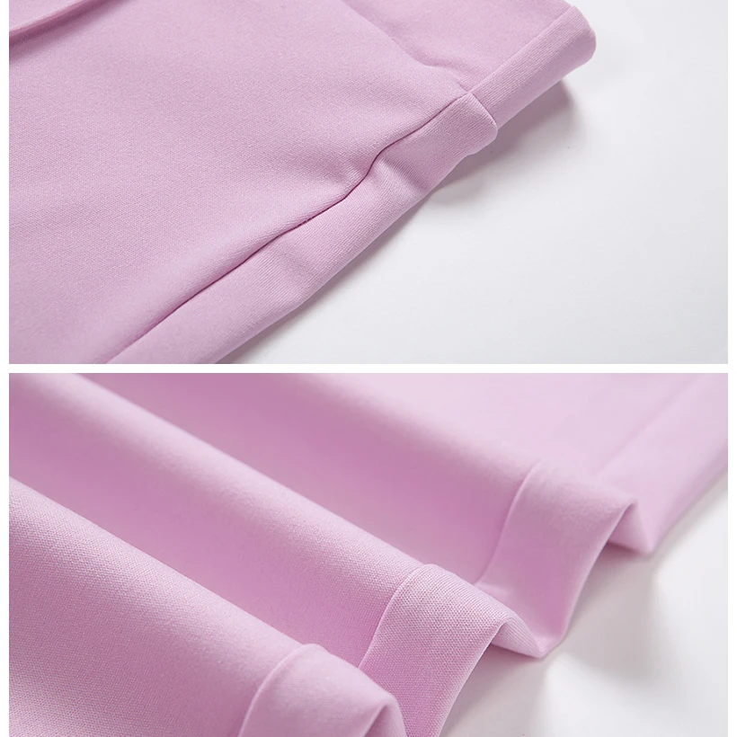 

Fashion Purple High Waisted Wide Leg Pants Women Streetwear Elastic Waist Casual Loose Trousers Sweatpants