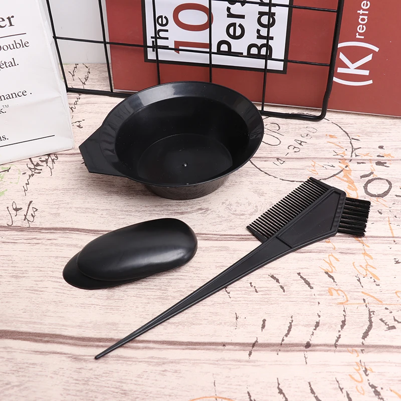 

Hair Color Mixing Bowls With 3Pc Plastic Hair Tools Hair Dye Styling Accessories