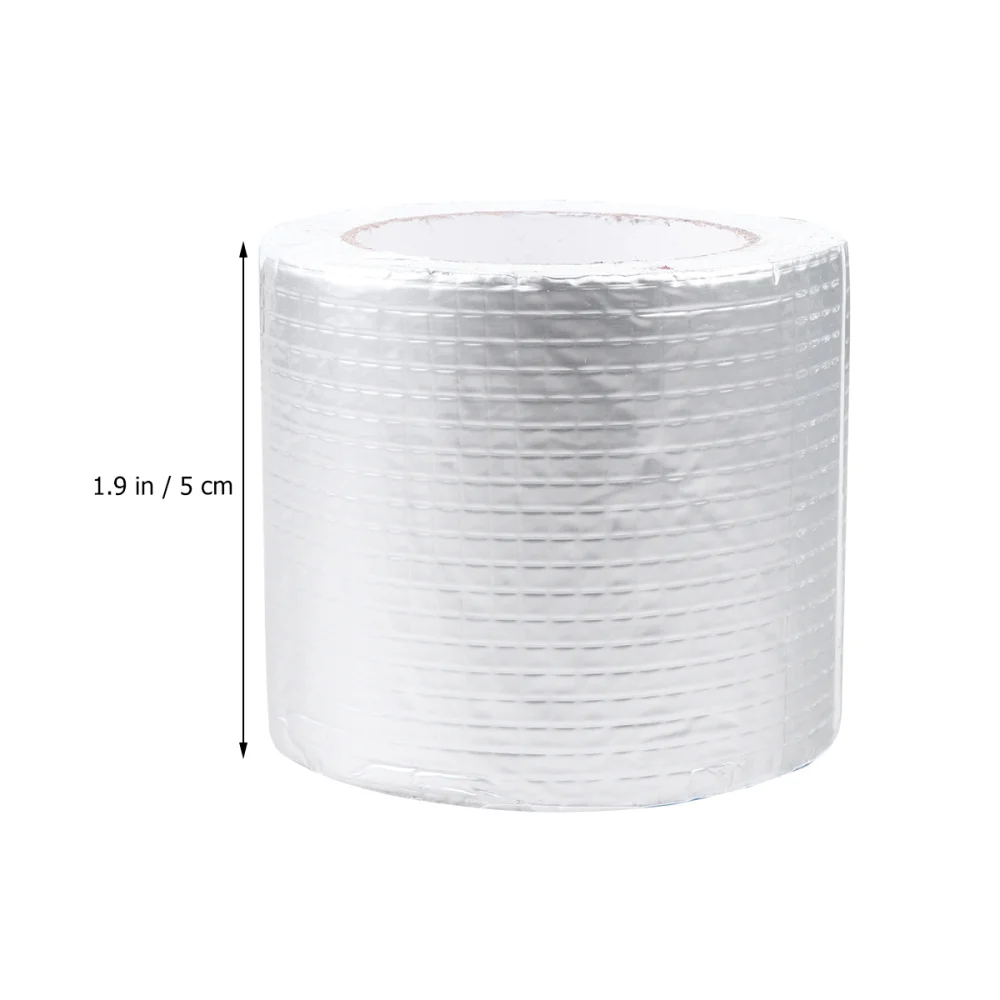 

Butyl Rubber Repair Tape Simple Practical Waterproof Tube Repair Tape for Roof Sill Pipeline (10cmx5m Silver)