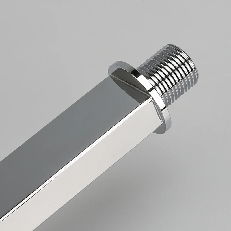40 см длинная квадратная Хромированная Душевая насадка для душа удлинительная