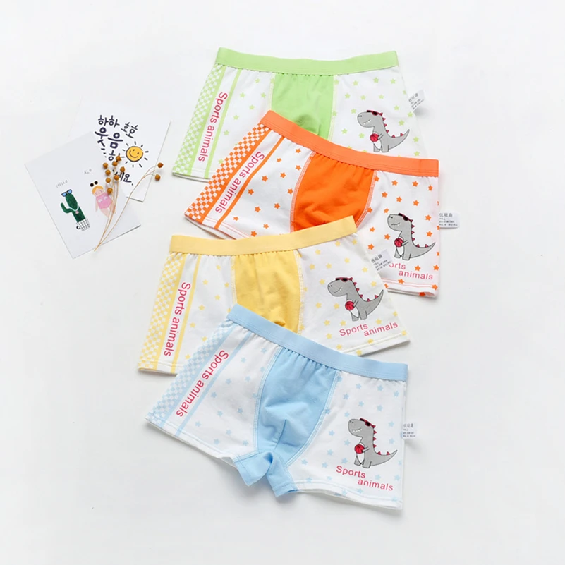 1 шт. хлопковые трусы боксеры для мальчиков|Нижнее белье| |