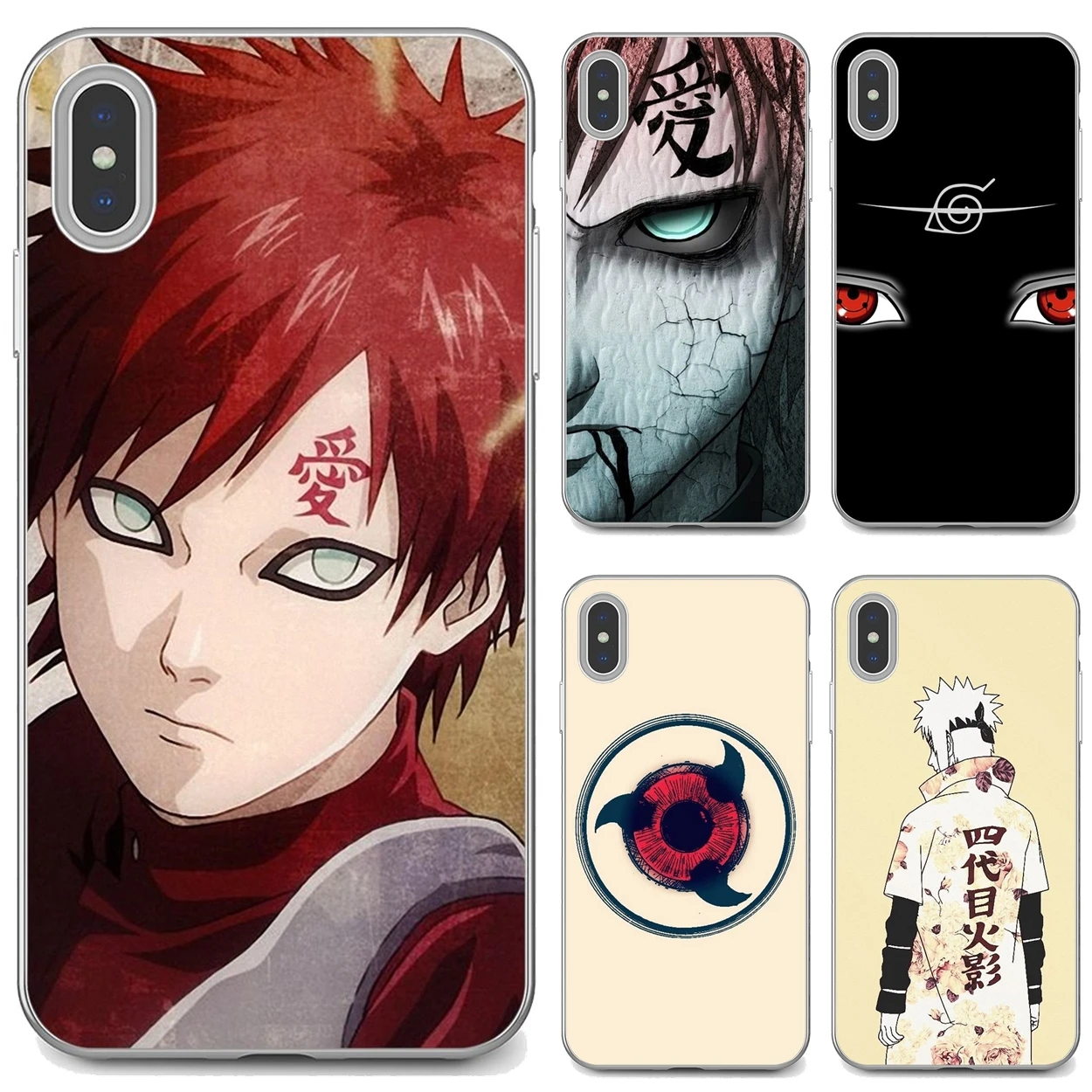 

For iPod Touch iPhone 10 11 12 Pro 4S 5S SE 5C 6 6S 7 8 X XR XS Plus Max 2020 Soft Case Anime-Naruto-Akatsuki-Desgin