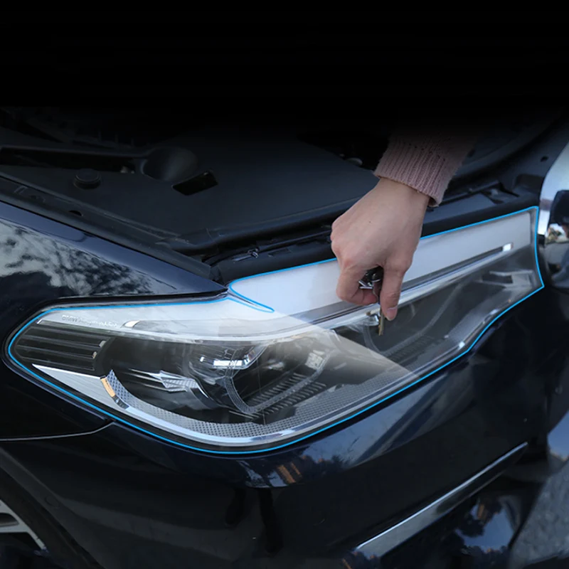 GELINSI для BMW G30 5 Series 2018 Автомобильная Защитная пленка фар высокопрочная Защита от