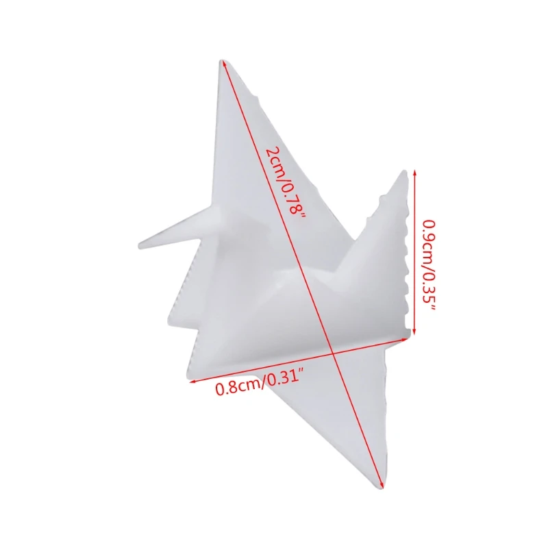 

5Pcs Mini Paper Craft Crane Paper Plane Modeling Resin Mold Landscape Fillers P15C