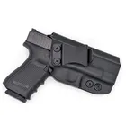 Поясная кобура Kydex для Glock 17 22 31 поколения Gen 4 Gen 5 9 мм IWB, скрытый чехол с зажимом для ремня 1,5 дюйма