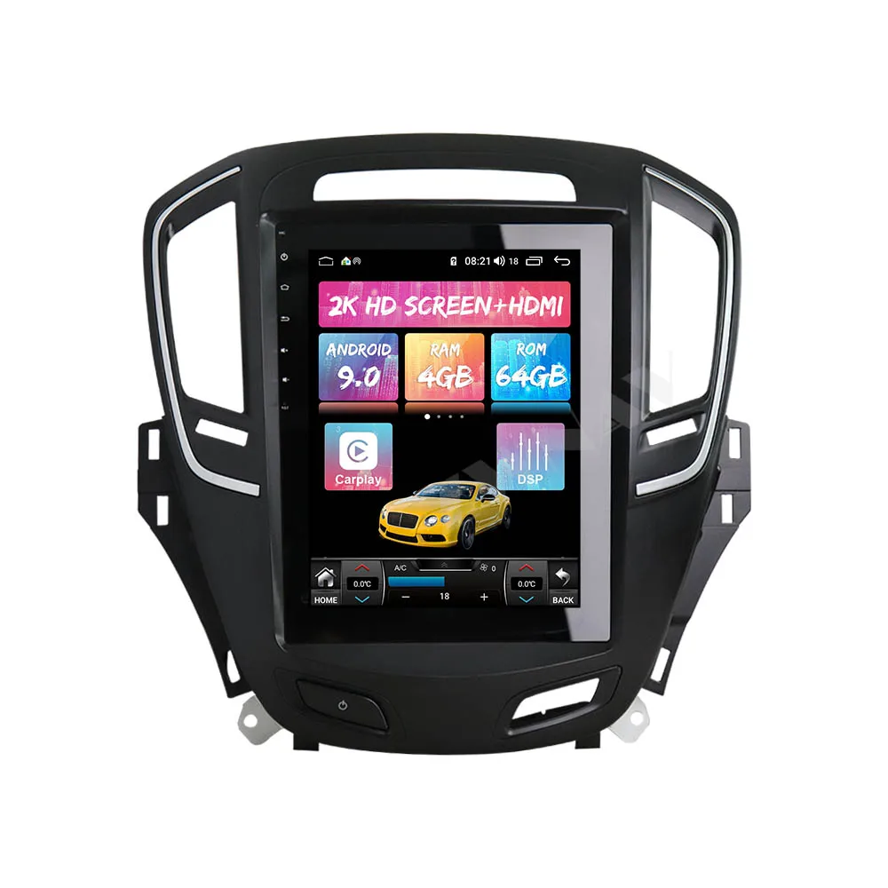 Автомобильный радиоприемник 4-64 Гб Android 10 0 для Opel Insignia Buick Regal Dvd мультимедийный