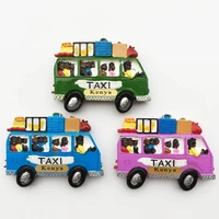 qiqipp africa kenya geographical indication minibus creative tourism souvenir magnetic sticker refrigerator sticker