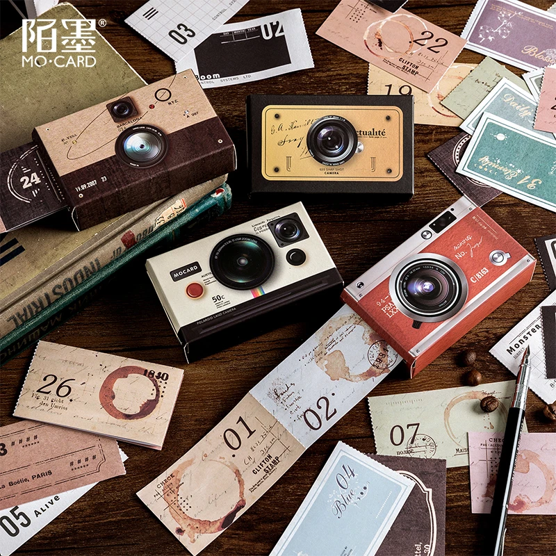 62 шт./кор. Творческий Винтаж записи Бумага наклейки украшения DIY альбом дневник в