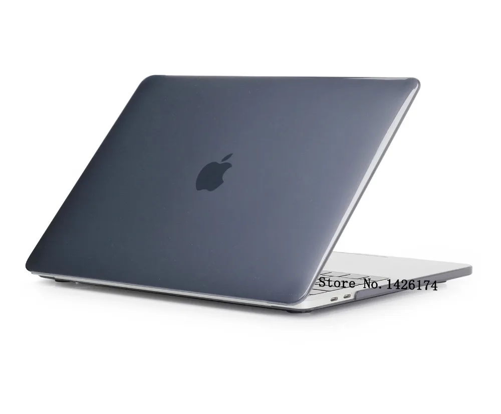 Кристальный \ матовый чехол для Apple Macbook Air Pro retina 11 12 13 15 дюймов сумка для ноутбука, для нового Mac book Air Pro 13,3 чехол A1932+ подарок