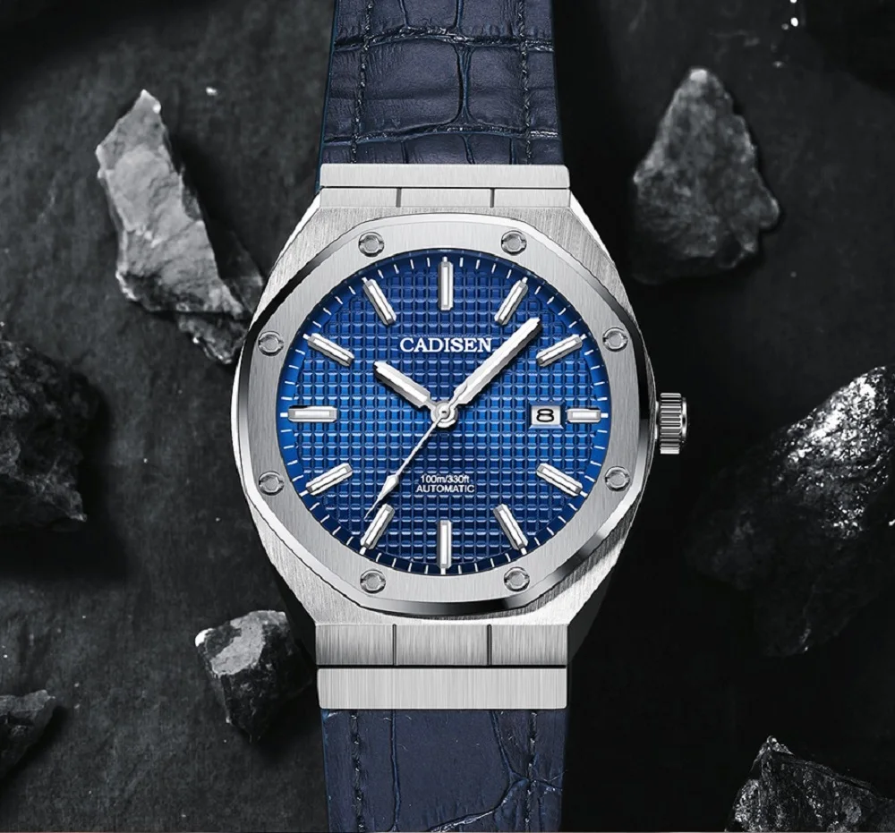 Часы мужские механические с автоподзаводом из нержавеющей стали 100 м | Наручные