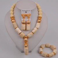 white coral beads african jewelry set nigerian wedding coral necklace bridal jewelry sets 2 17 a3