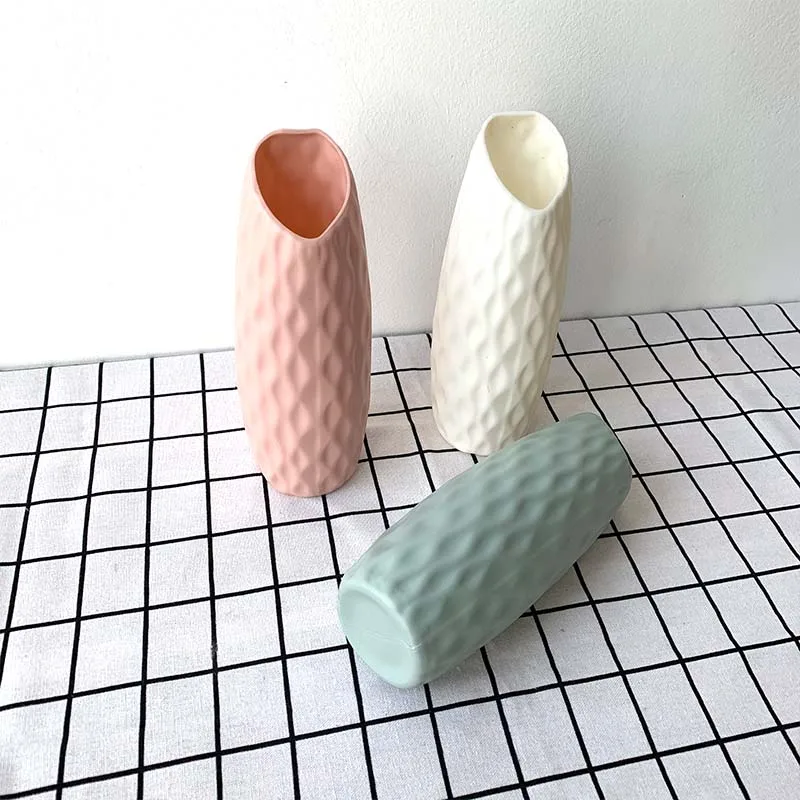 Цветочная корзина в скандинавском стиле ваза для цветов пластиковая оригами