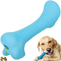 dog teething toys clean teeth leaking food pets relieve boredom vocal bones bite resistant outdoor training interactive pet toys