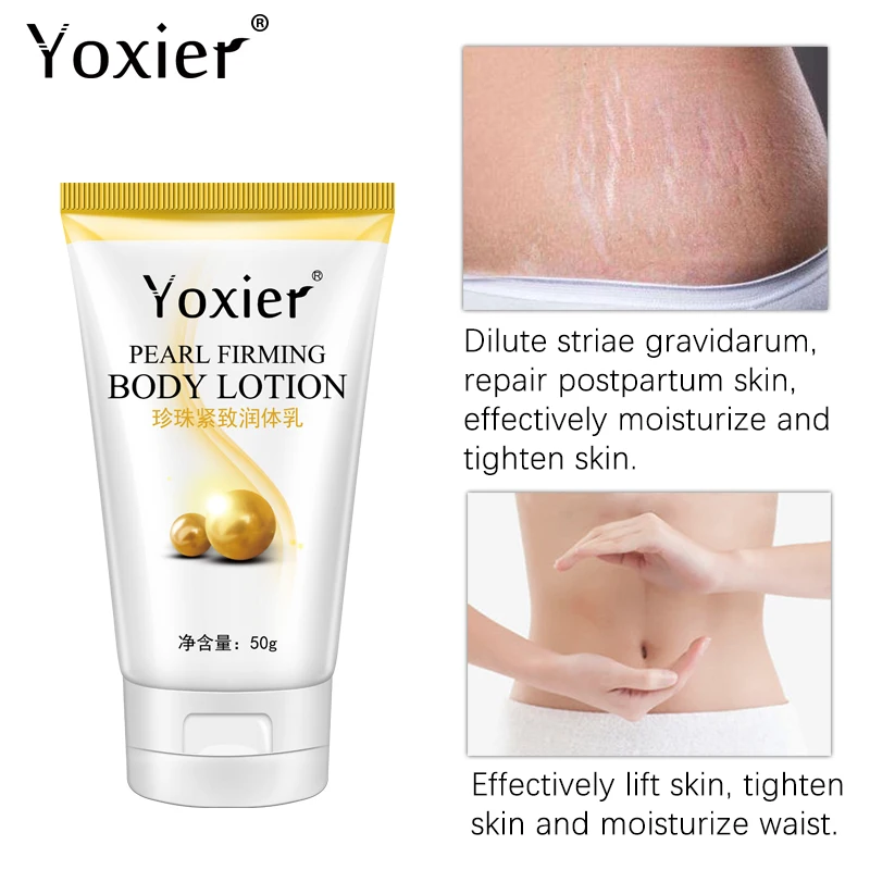 

Yoxier Pearl Firming Body Lotion Slimming Cellulite Massage Remove Stretch Marks Cream Treatment Body Skin Care Health Lift Tool