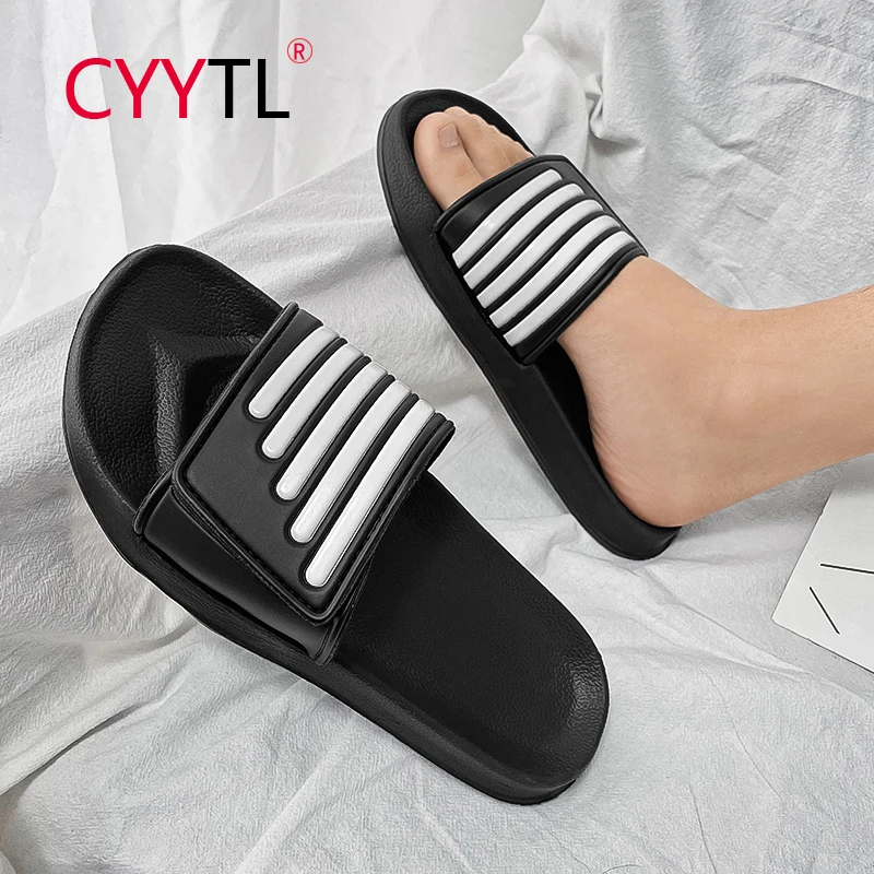 Шлепанцы CYYTL мужские для душа дизайнерские сандалии мягкие Нескользящие дома и